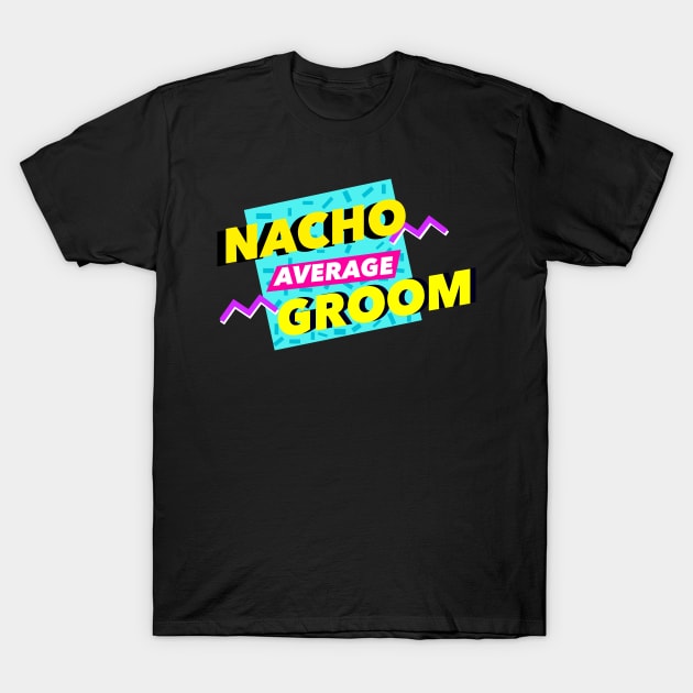 Nacho Groom Ice Blue T-Shirt by michaelatyson